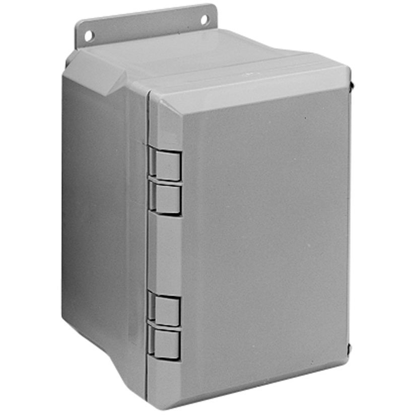Carlon NH12126 Nema Enclosure, 12 in W x 7 in D 12 in H, NEMA 1/2/3/3S/3X/3SX/4/4X/12 NEMA Rating, Polycarbonate